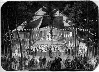 Bal organisé au camp militaire de Châlons, Marne (51)