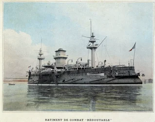 Navire de bataille "Redoutable" - dans "Album militaire - Marine: La vie à bord"