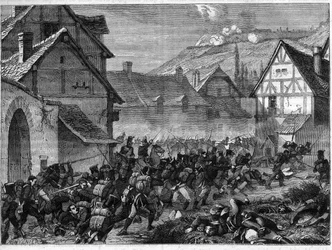 Bataille de Laon, 9-19 mars 1814 (victoire alliée sous Blücher sur Napoléon Ier) - Bataille de Laon, le maréchal Ney, à la tête d