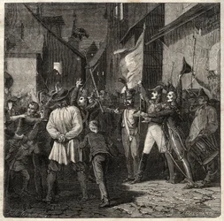 Conspiration de Berton 1822 - Le général Jean Baptiste Breton dit Berton (1769-1822) établit un gouvernement provisoire à Thouars en 1822