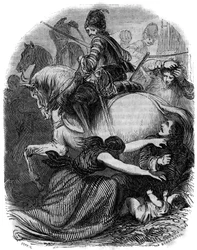 Guerre des Camisards de 1702-1705 qui oppose les protestants des Cévennes au gouvernement royal catholique. Massacre des protestants dans les Cévennes.