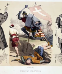 Prise de Jérusalem lors de la Première Croisade (1096-99)