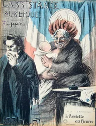 Caricature critiquant l