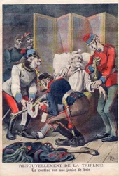 Caricature de la Triple Alliance de l