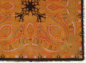 Écharpe en cachemire, c.1870-80