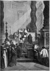 Rite catholique - Pâques - 1860 : Pape Pie IX (ou Pio 9)