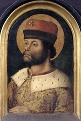 Charlemagne, Charles le Grand (742-814) Roi des Francs, vers 1520