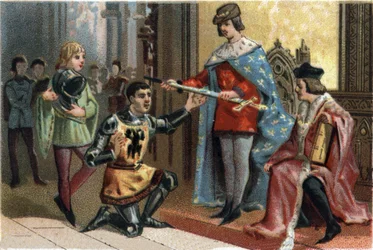 Charles V le Sage (1338-1380) remet solennellement l