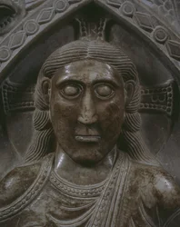 Christ en majesté (détail du visage)