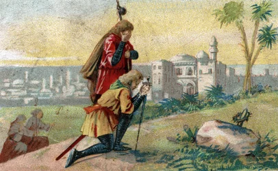 Chromolithographie de la fin du 19e siècle.