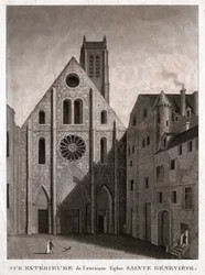Église de Sainte-Geneviève (gravure, vers 1810)