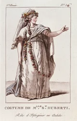 Costume de Miss Huberti pour le rôle d