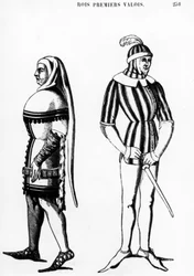 Costumes des premiers rois de Valois, 1877