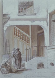Cour et laboratoire de la marquise de Brinvilliers, 28 rue de Bièvre, Paris