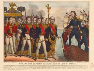 Départ des cendres de Napoléon de l