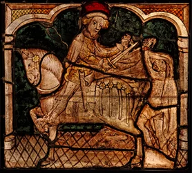 Saint Martin divisant son manteau, à l