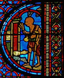 (détail) la parabole de Lazare et du riche