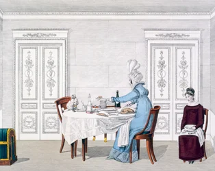 La Manie des chiens, planche 106 de Le Bon Genre, 1818