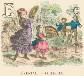E : Éventail — Échasses