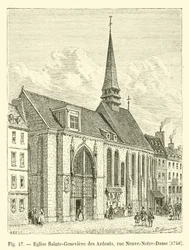 Église Sainte-Geneviève des Ardents, rue Neuve-Notre-Dame, 1704