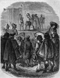 Exécution de Charles de Gontaut Biron (1602) : maréchal Charles de Gontaut Biron, gouverneur de Bourgogne (1562 - 1602).