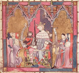 Le Roi rendant justice, de Justiniani in Fortiatum