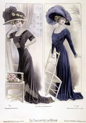 Défilé de mode, le 16/02/1910.