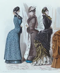 Planche de mode de Le Moniteur de la Mode, 1882