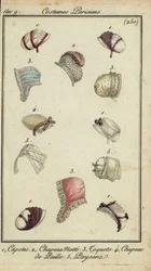 Chapeaux à la mode de 1800