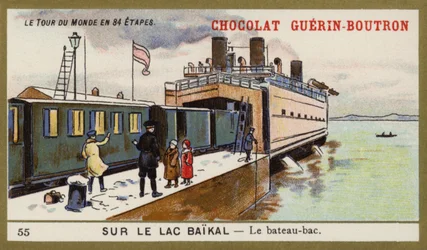 Ferry sur le lac Baïkal