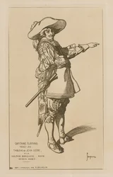 Capitaine flamand, 1640-50