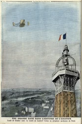 Vol du comte de Lambert au-dessus de Paris le 18 octobre
