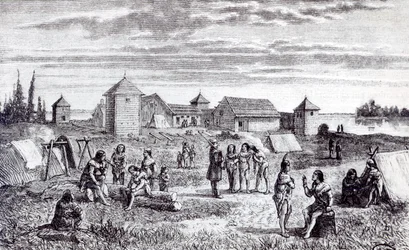Fort Youkon, un poste de traite de la Compagnie de la Baie d