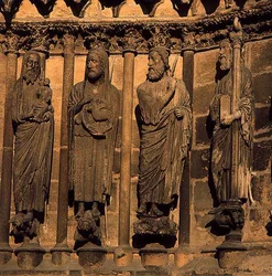 Quatre figures de la façade de la cathédrale, c.1230-40