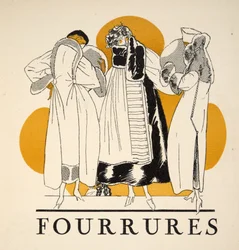 Fourrures de la Gazette de Bon Ton, pub. 1920
