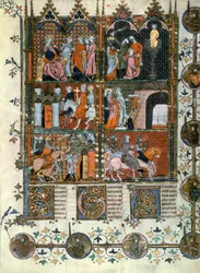 Les Croisades : La prise de Jérusalem par les Turcs et le massacre des chrétiens, du Roman de Godefroi de Bouillon