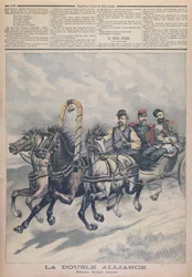 Alliance franco-russe, illustration du Petit Journal, 1893