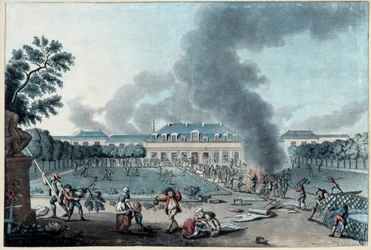 Révolution française : Pillage de la fabrication de papier peint de Réveillon