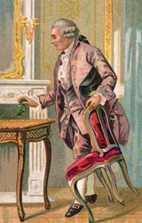 Écrivain français Pierre Augustin Caron de Beaumarchais, c.1900
