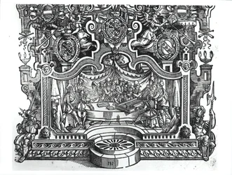 Frontispice des Messes par Roland de Lassus (1532-94), 1589