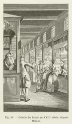 Galerie du Palais au XVIIIe siècle, d