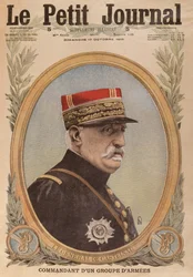 Général de Castelnau, illustration de couverture du Petit Journal, supplément illustré, 17 octobre 1915