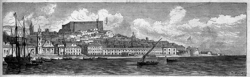 Vue générale de la ville de Reggio de Calabre, Italie