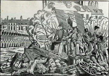 Combats glorieux et mémorables de juillet 1830 dans le quartier de l