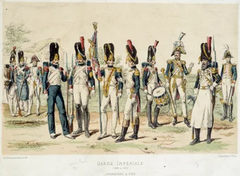 Grenadiers à pied de la Garde Impériale de Napoléon Ier