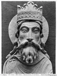 Tête de Clovis Ier, de l