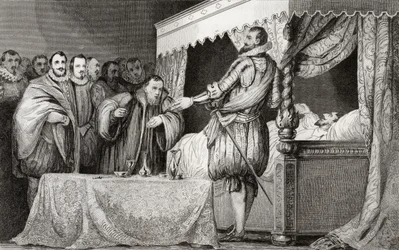 Henri III (1551-89) nomme Bearnais (1553-1610) comme son successeur, de 