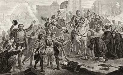 Henri IV (1553-1610) entre à Paris en 1594, de 