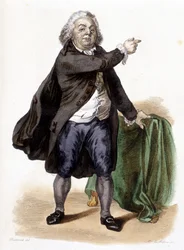 Honoré Gabriel (Honoré-Gabriel) Riqueti, comte de Mirabeau (1749-1791) - dans « Le Plutarque Français » par Mennechet
