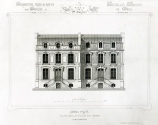 Hôtels privés, 10 & 12 Rue Balzac, Paris, de Architecture Privée au XIXe siècle